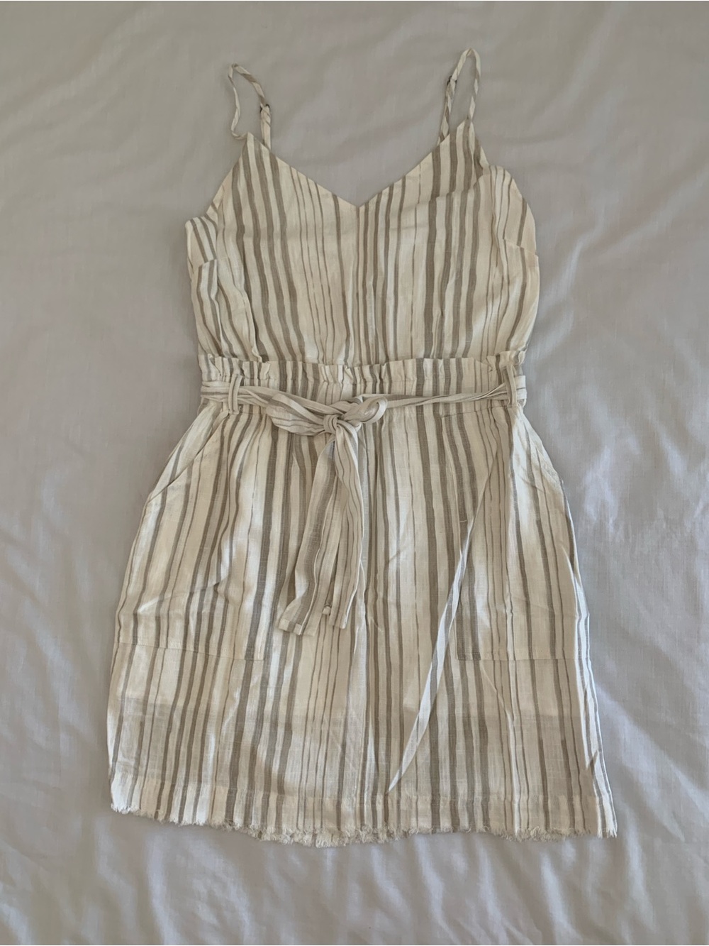 Splendid Delilah Stripe Belted Mini Dress XS EUC RM2D520
